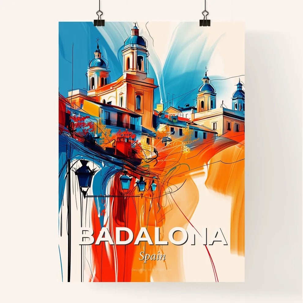 Vibrant Badalona, Spain Poster