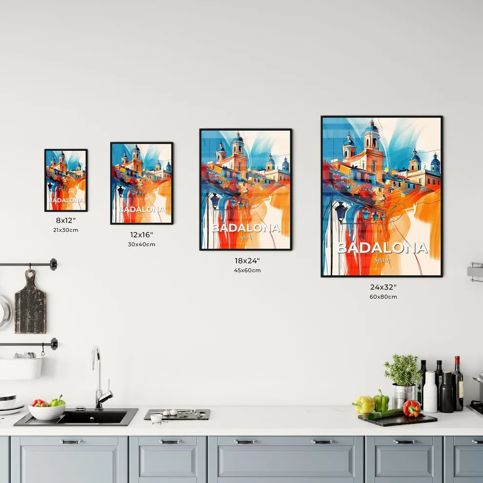 Vibrant Badalona, Spain Kitchen Art