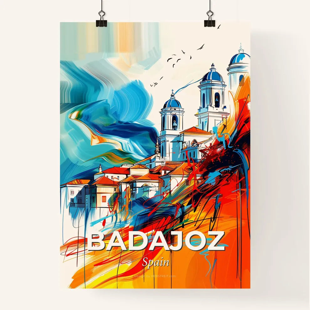 Vibrant Badajoz, Spain Poster