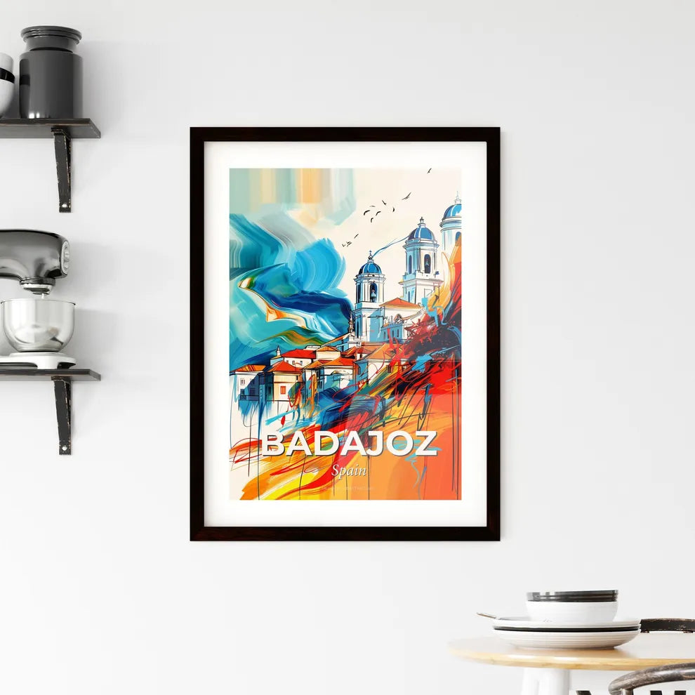 Vibrant Badajoz, Spain Framed Print