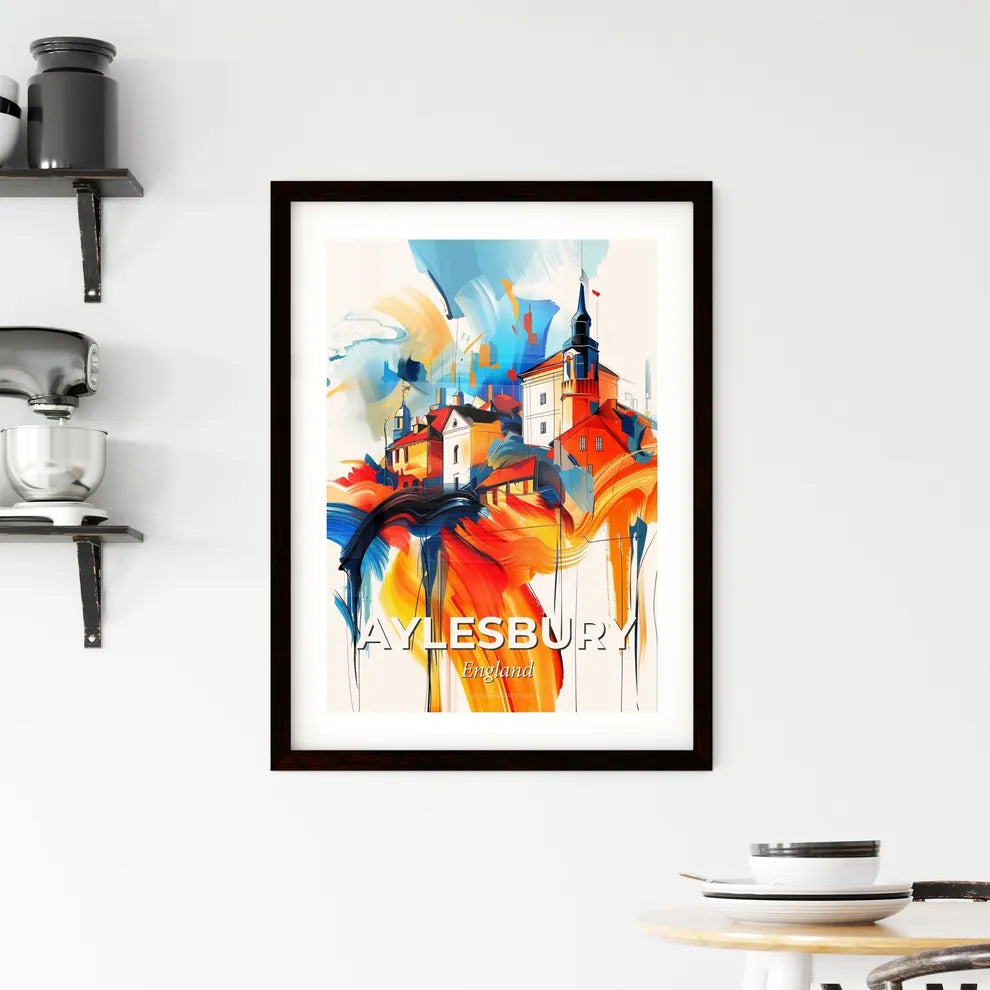 Vibrant Aylesbury, England Framed Print