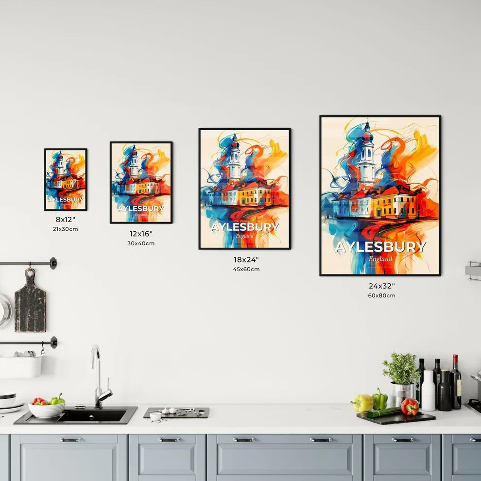 Vibrant Aylesbury, England Kitchen Art