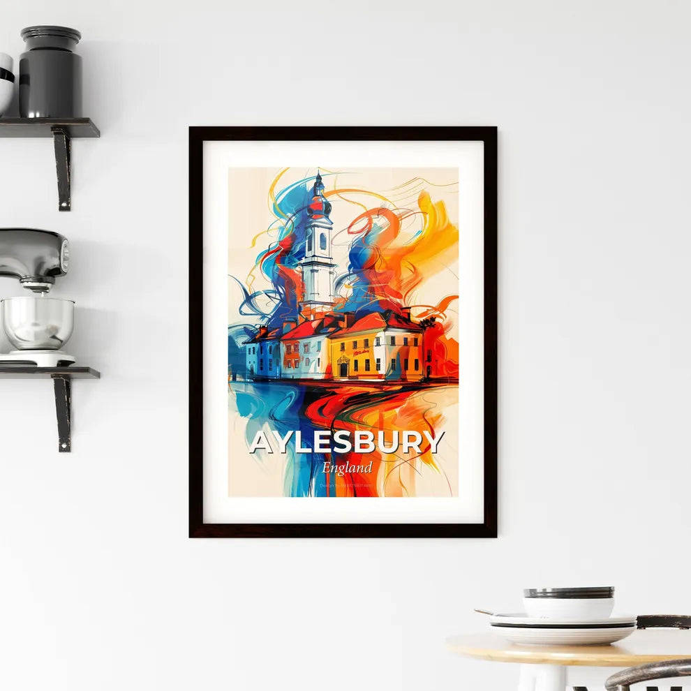 Vibrant Aylesbury, England Framed Print