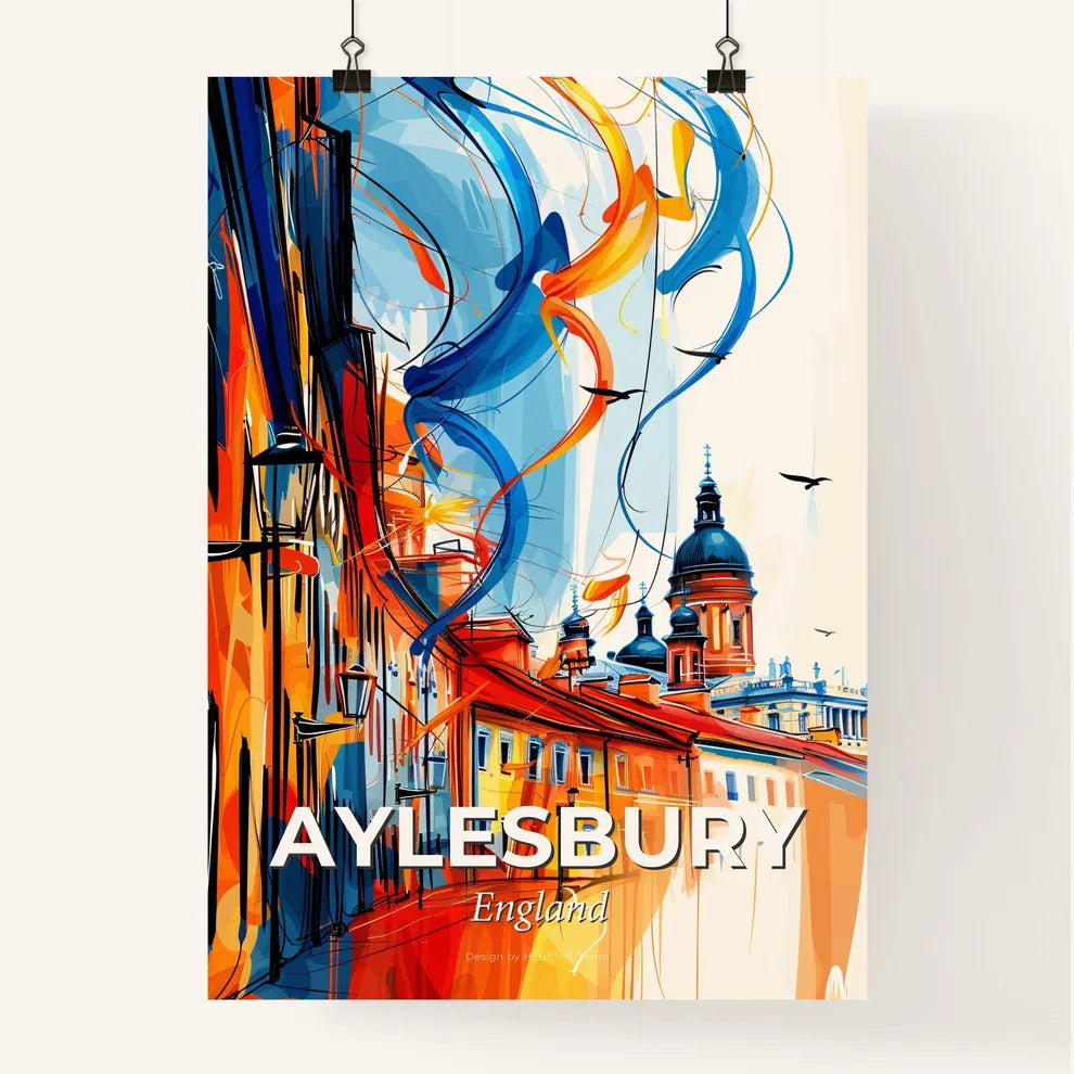 Vibrant Aylesbury, England Poster