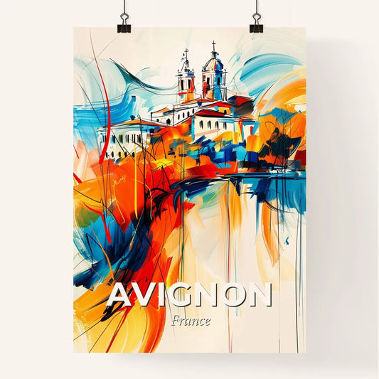 Vibrant Avignon, France Poster
