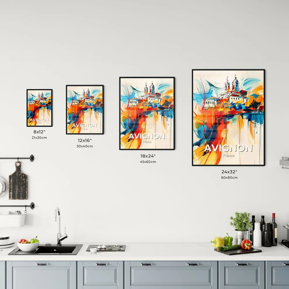 Vibrant Avignon, France Kitchen Art