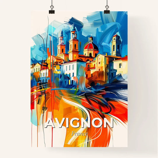 Vibrant Avignon, France Poster
