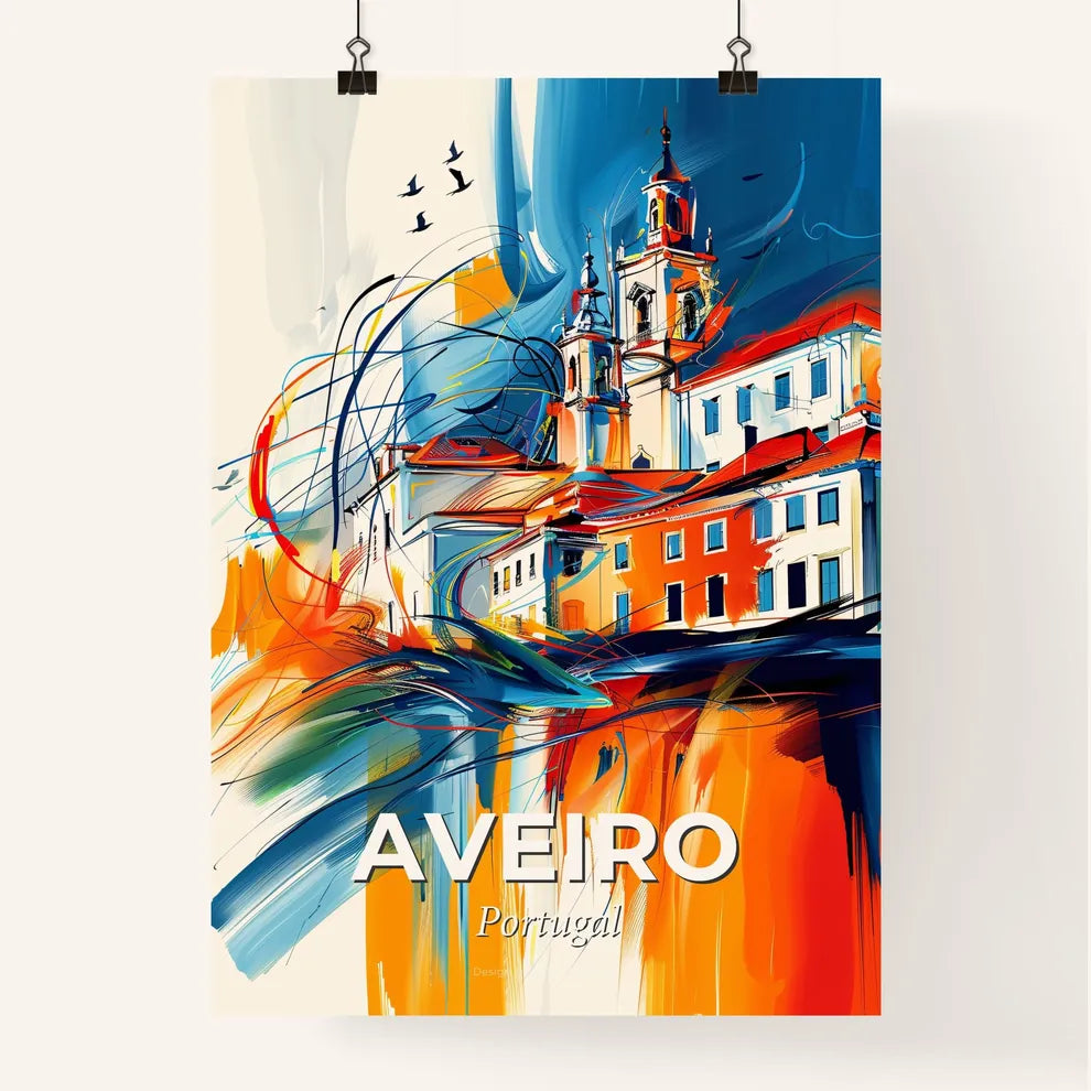Vibrant Aveiro, Portugal Poster
