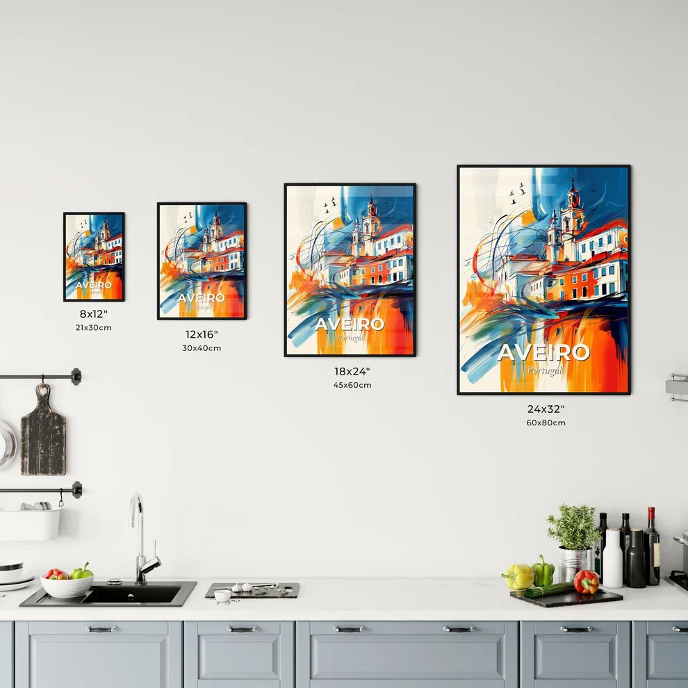 Vibrant Aveiro, Portugal Kitchen Art