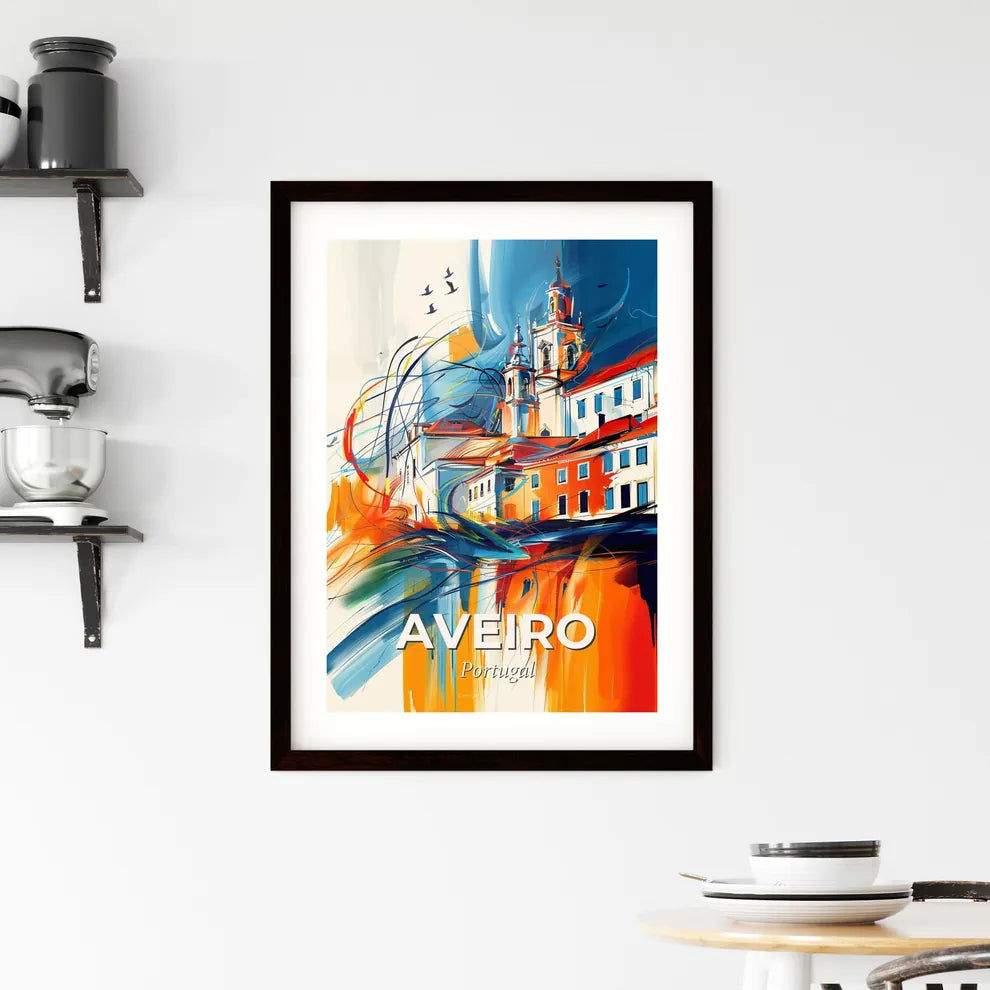 Vibrant Aveiro, Portugal Framed Print