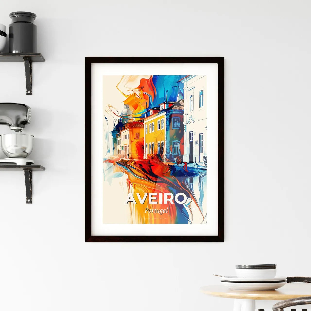 Vibrant Aveiro, Portugal Framed Print