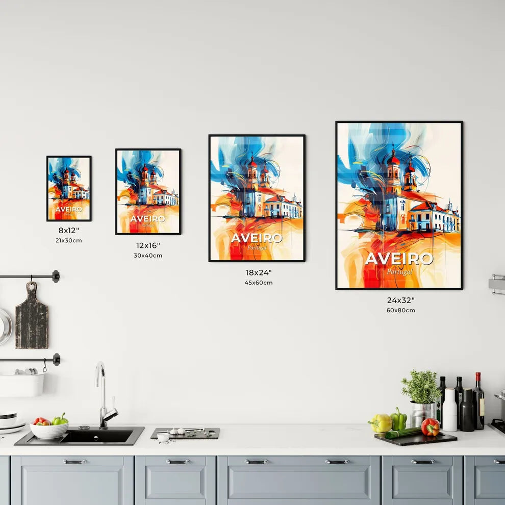 Vibrant Aveiro, Portugal Kitchen Art