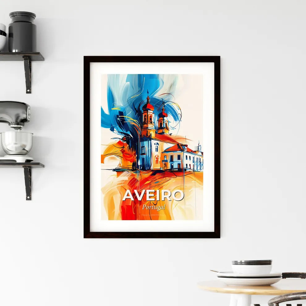 Vibrant Aveiro, Portugal Framed Print