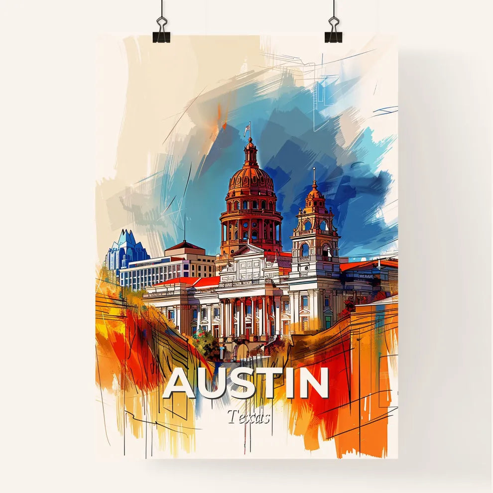 Vibrant Austin, Texas Poster