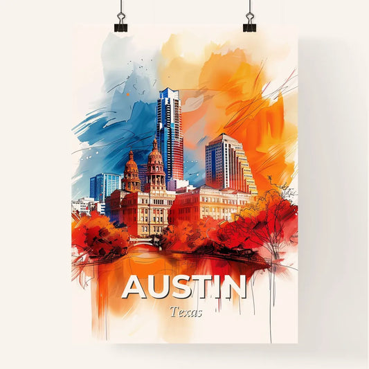 Vibrant Austin, Texas Poster