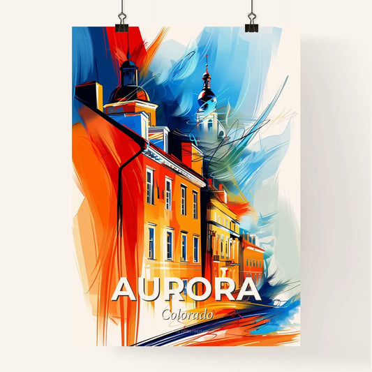 Vibrant Aurora, Colorado Poster