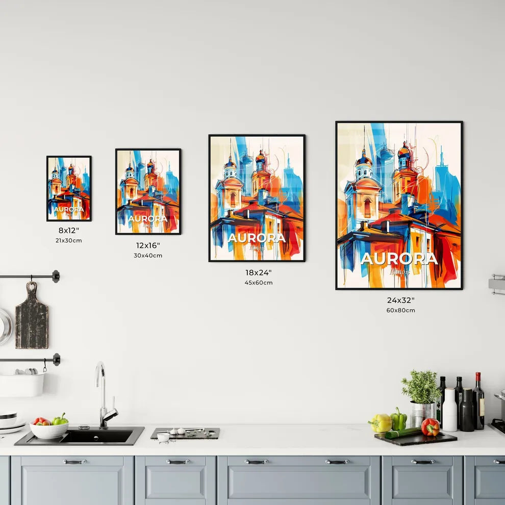 Vibrant Aurora, Illinois Kitchen Art