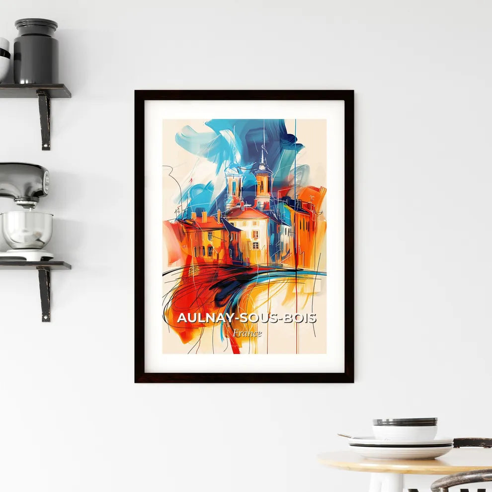Vibrant Aulna Framed Print