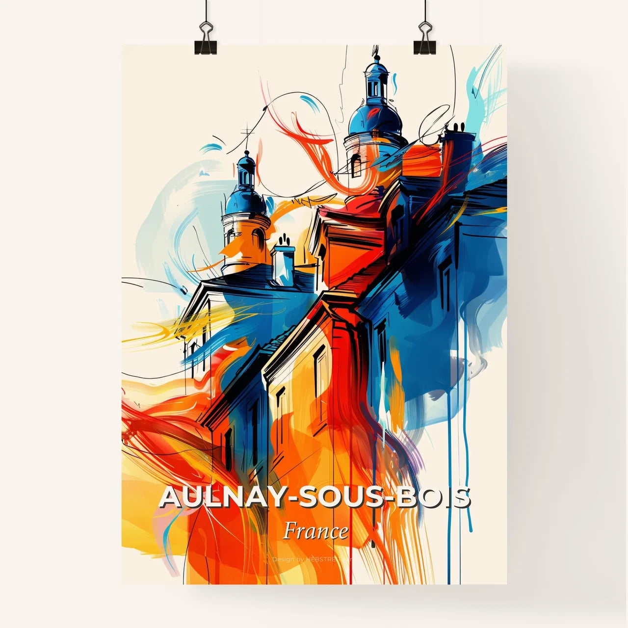 Vibrant Aulna Poster