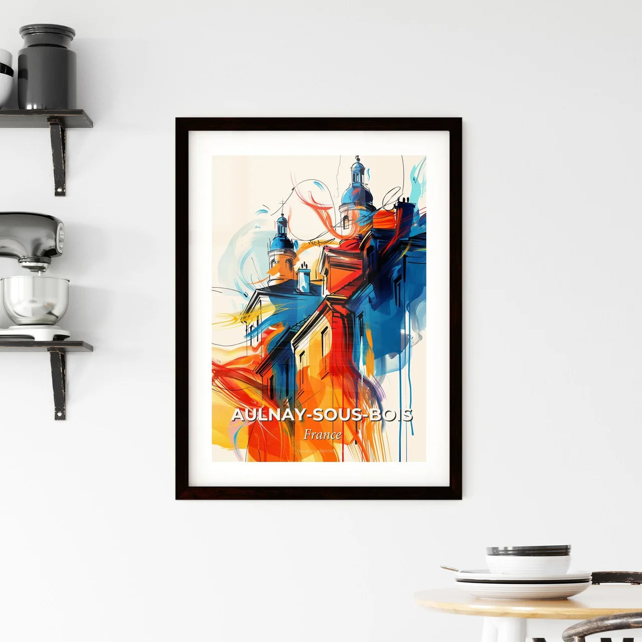 Vibrant Aulna Framed Print