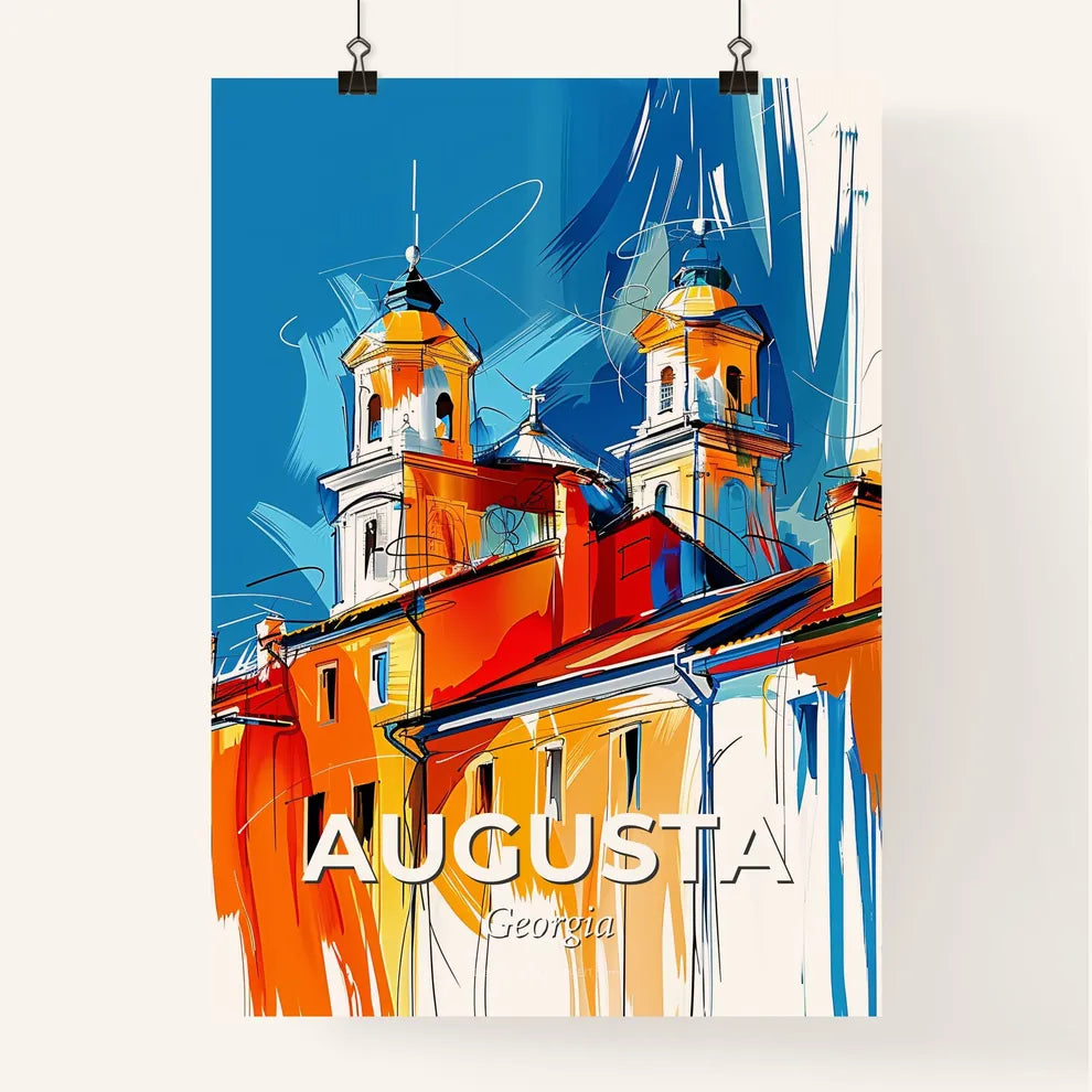 Vibrant Augusta, Georgia Poster