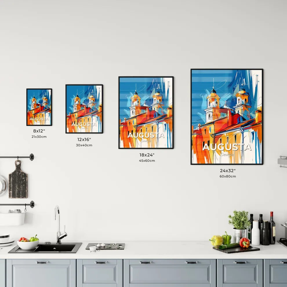 Vibrant Augusta, Georgia Kitchen Art