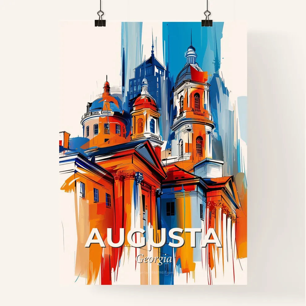 Vibrant Augusta, Georgia Poster