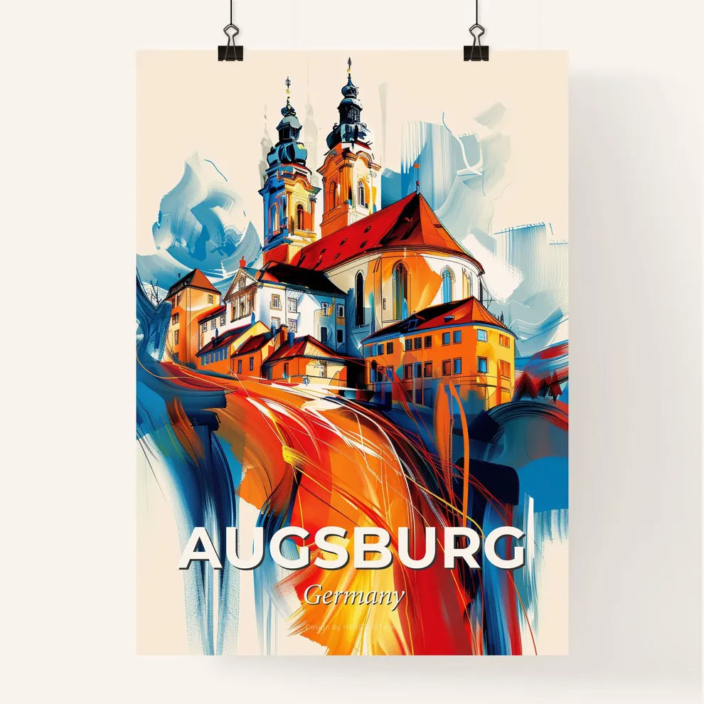 Vibrant Augsburg, Germany Poster