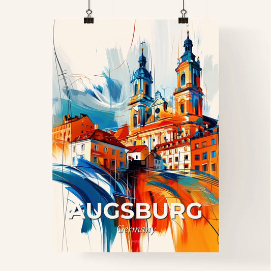 Vibrant Augsburg, Germany Poster