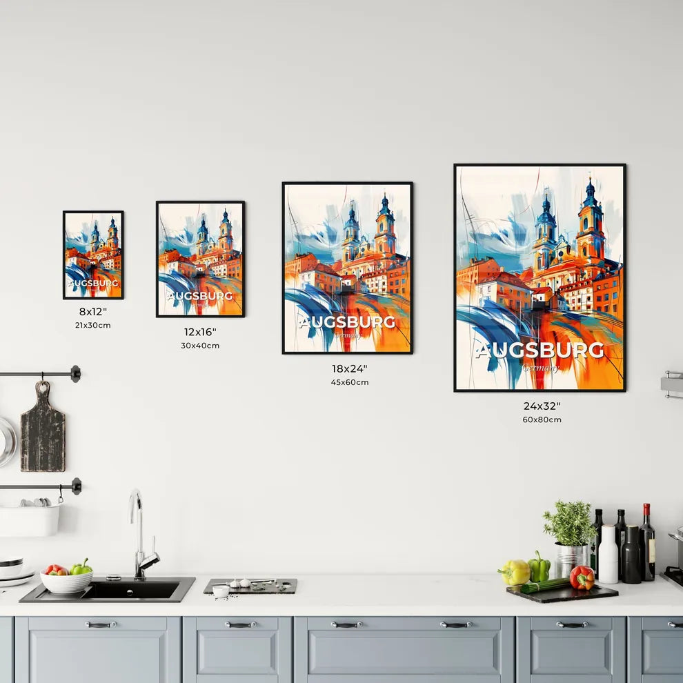 Vibrant Augsburg, Germany Kitchen Art