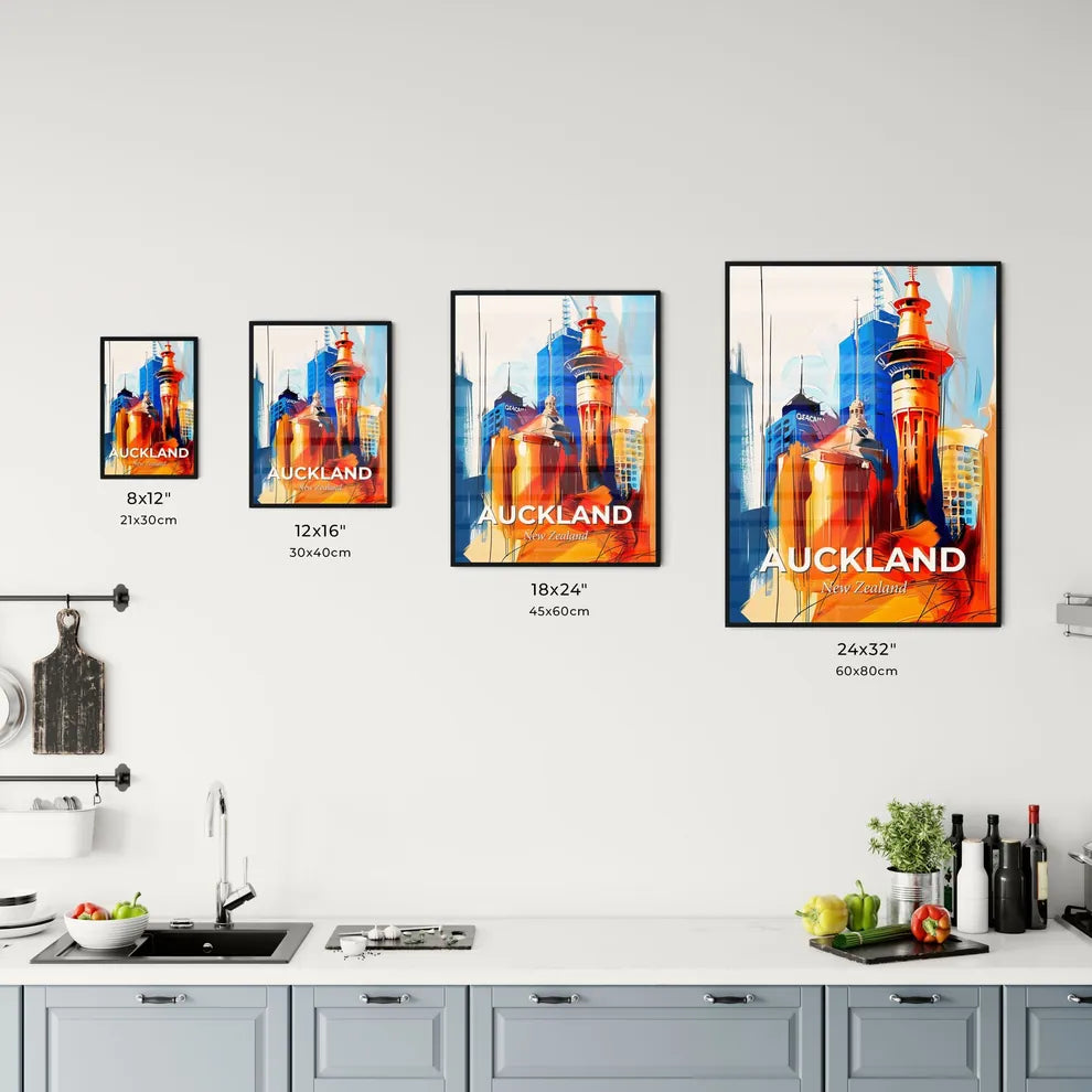 Vibrant Auckland, New Zealand Kitchen Art