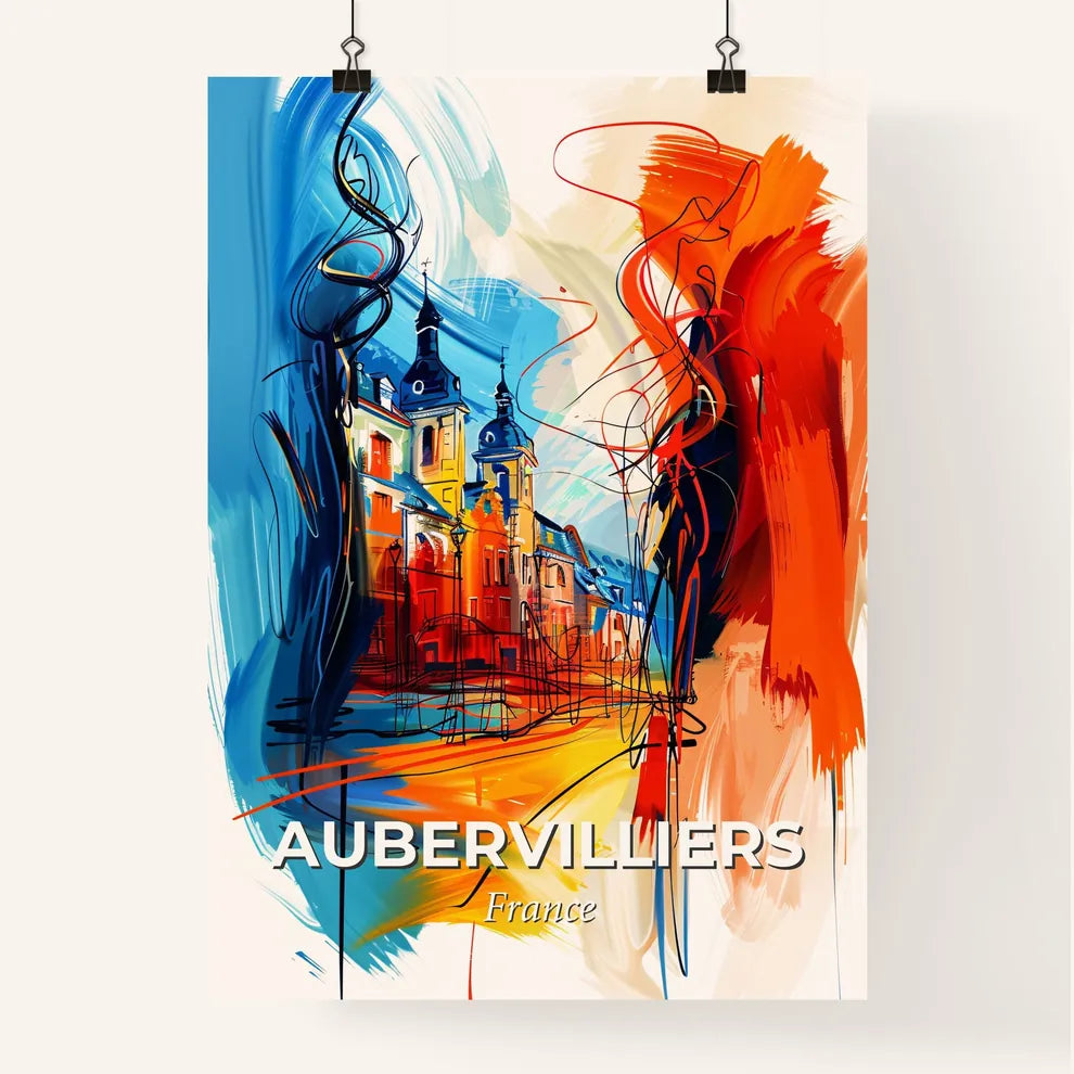 Vibrant Aubervilliers, France Poster