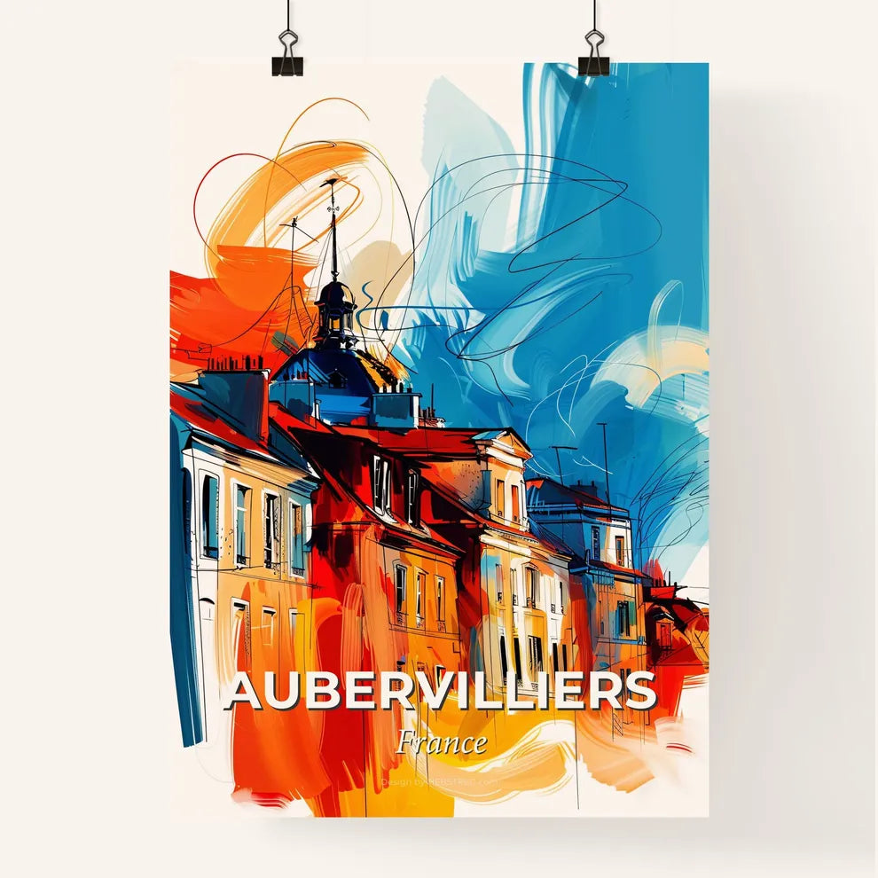 Vibrant Aubervilliers, France Poster