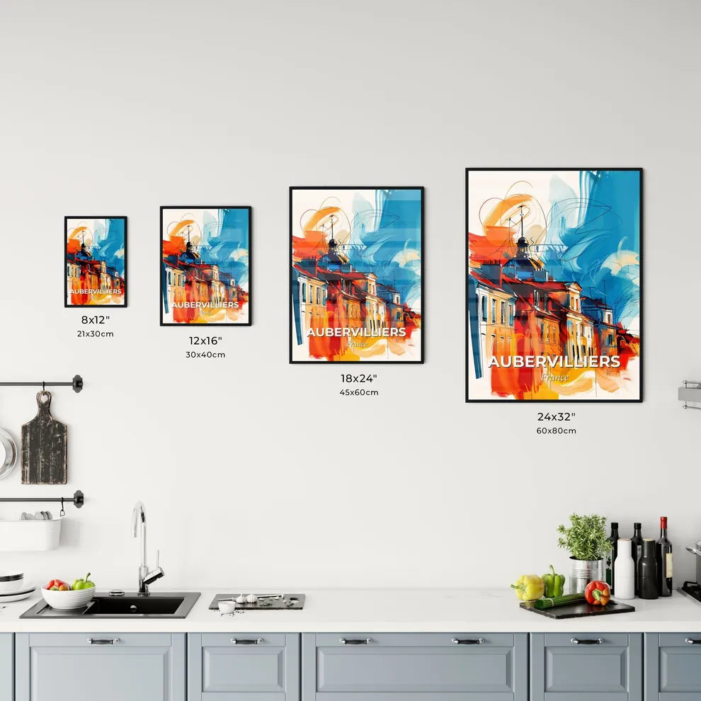 Vibrant Aubervilliers, France Kitchen Art