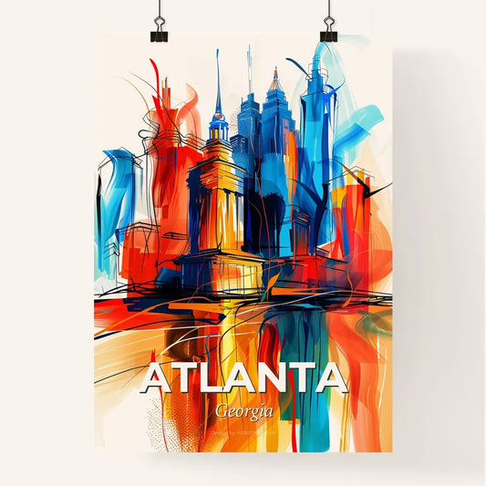 Vibrant Atlanta, Georgia Poster
