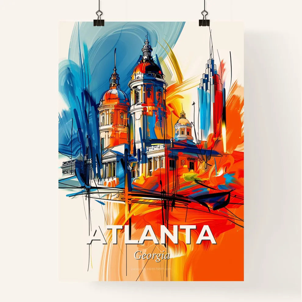 Vibrant Atlanta, Georgia Poster