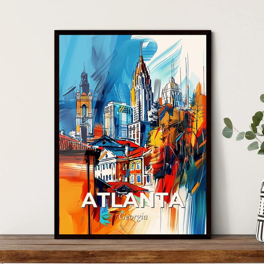 Vibrant Atlanta, Georgia Art Print