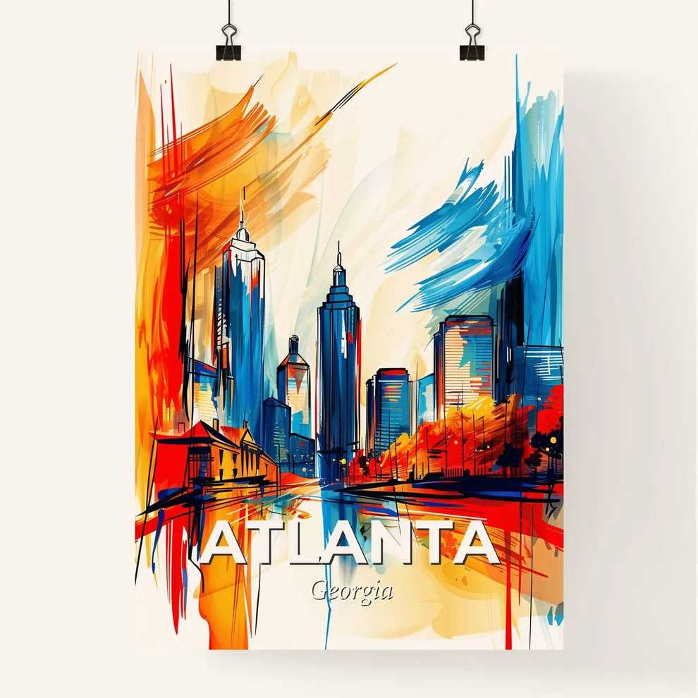 Vibrant Atlanta, Georgia Poster