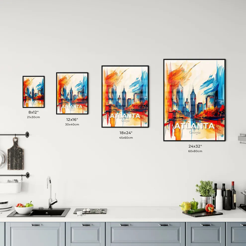 Vibrant Atlanta, Georgia Kitchen Art