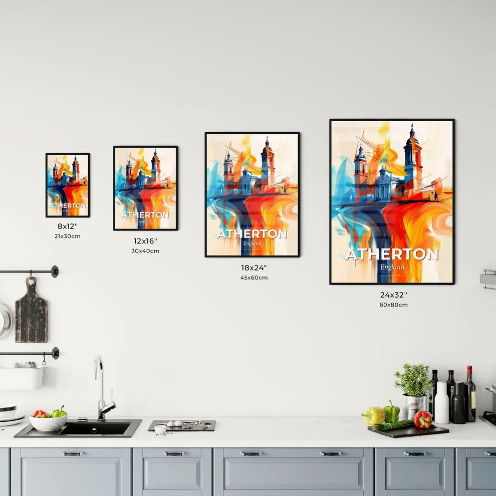 Vibrant Atherton, England Kitchen Art