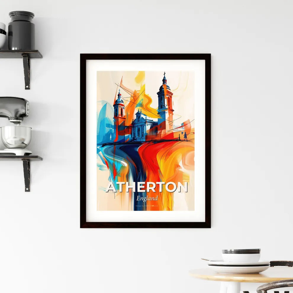Vibrant Atherton, England Framed Print