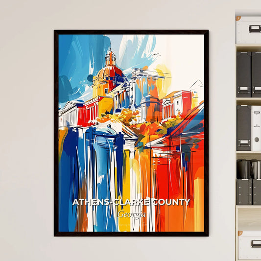 Vibrant Athen Art Print
