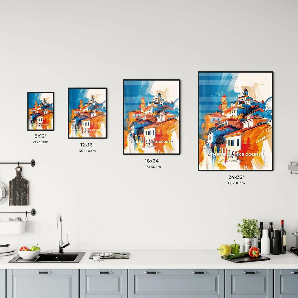 Vibrant Athen Kitchen Art