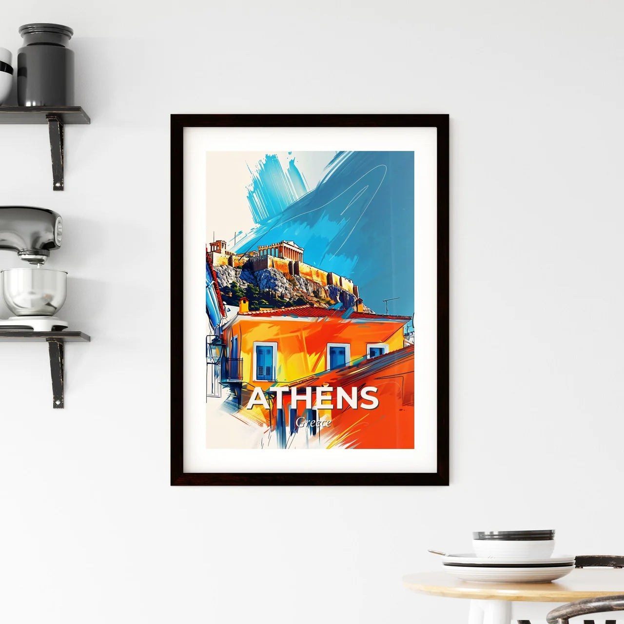 Vibrant Athens, Greece Framed Print