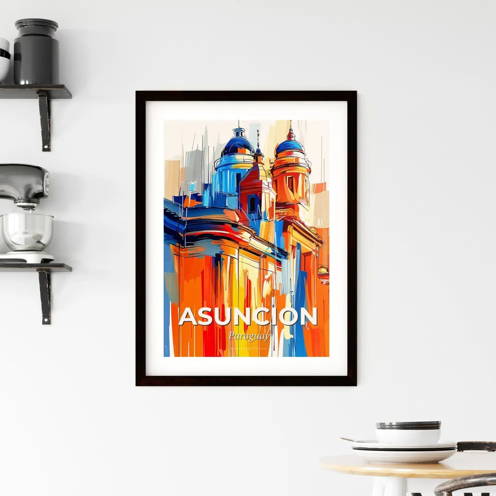 Vibrant Asuncion, Paraguay Framed Print