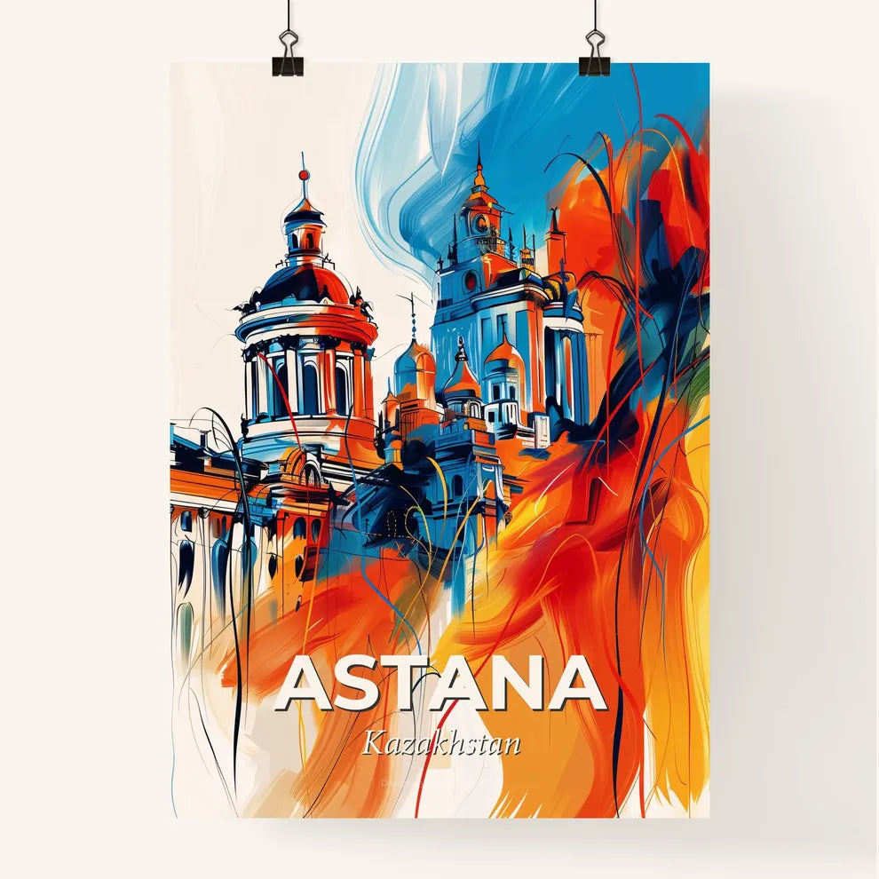 Vibrant Astana, Kazakhstan Poster
