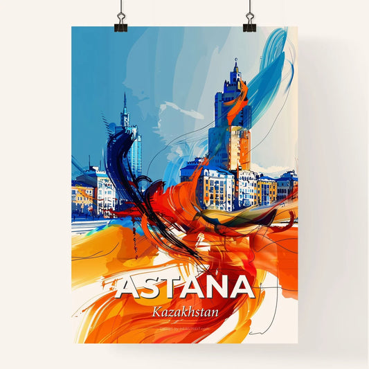 Vibrant Astana, Kazakhstan Poster