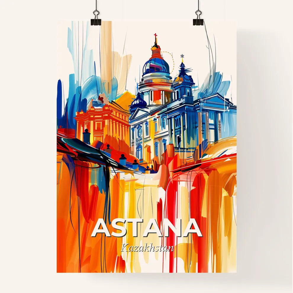 Vibrant Astana, Kazakhstan Poster