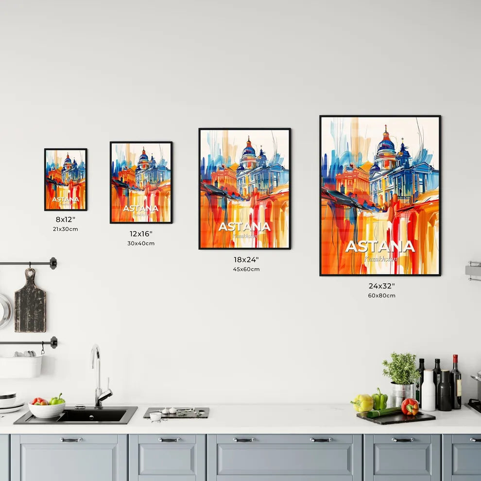 Vibrant Astana, Kazakhstan Kitchen Art
