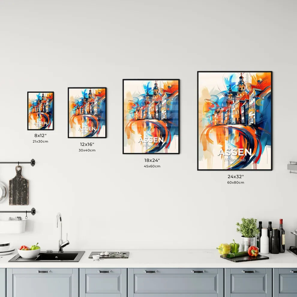 Vibrant Assen, Netherlands Kitchen Art